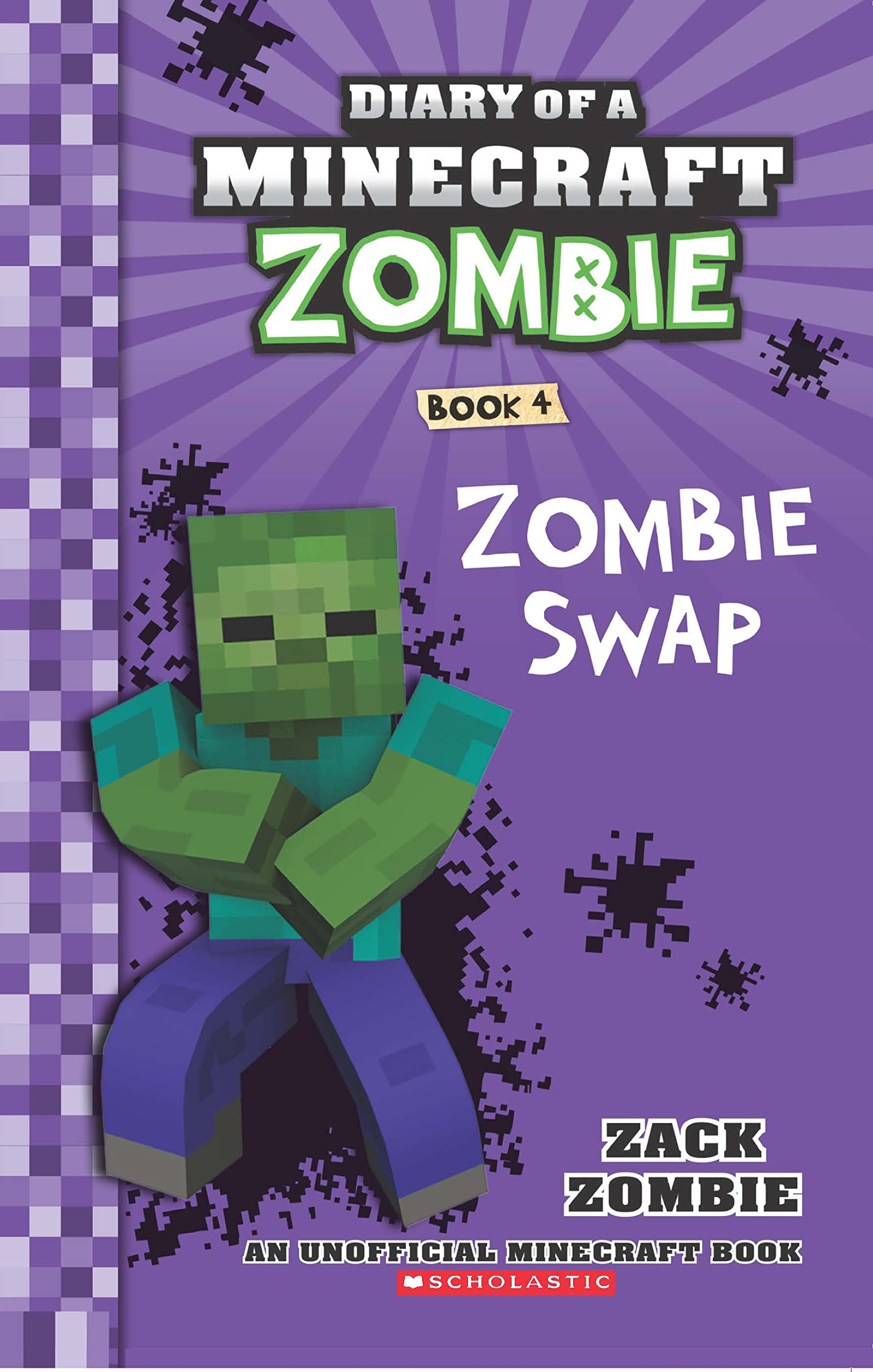 DIARY OF A MINECRAFT ZOMBIE #04: ZOMBIE SWAP(PB EDITION) book cover