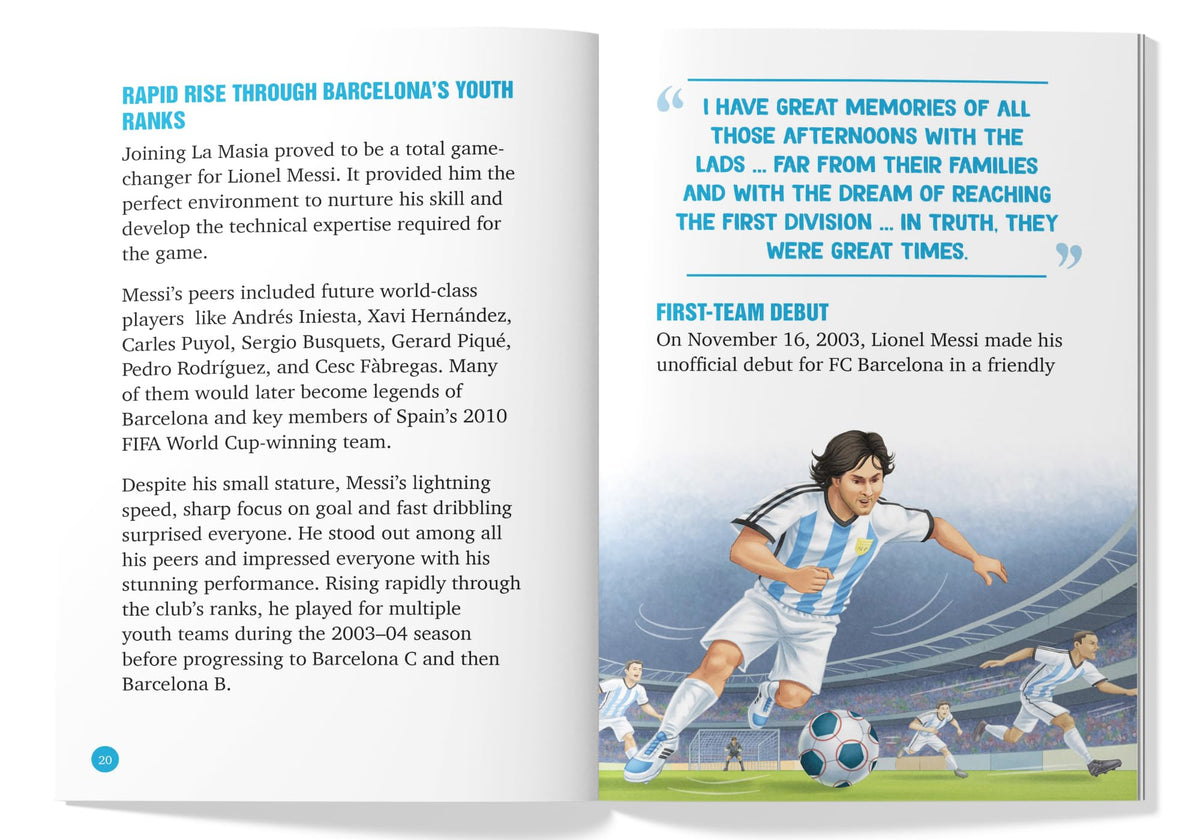 Lionel Messi: The Boy Who Became a Legend | Inspiring Journey of the Football Superstar | Leadership, Perseverance & Success | Motivational Biography ... Lessons, Fun Facts & Inspiration | Ages 7+