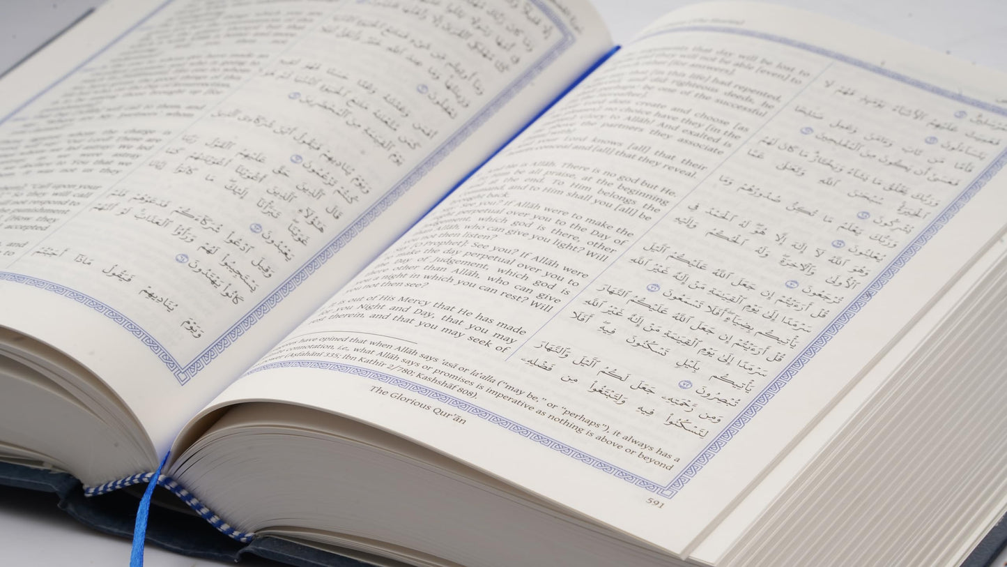 The Glorious Quran - English Translation with annotations based on earliest authoritative sources (with Parallel Arabic Text)