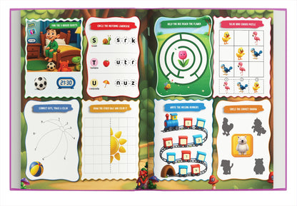 Activity Book for 3 Year Old | Best Selling 1001 Brain Booster Books for 3+ Year Old Children | Kids Activity Book - Puzzles, Mazes, Colouring, Dot-To-Dot, Matching, Seek & Find, Spot the Difference
