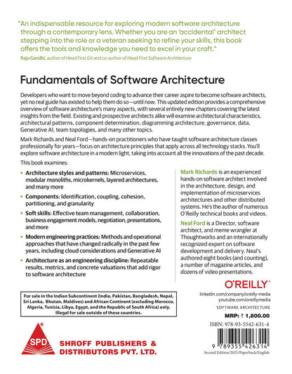Fundamentals of Software Architecture: An Engineering Approach, Second Edition (Grayscale Indian Edition)