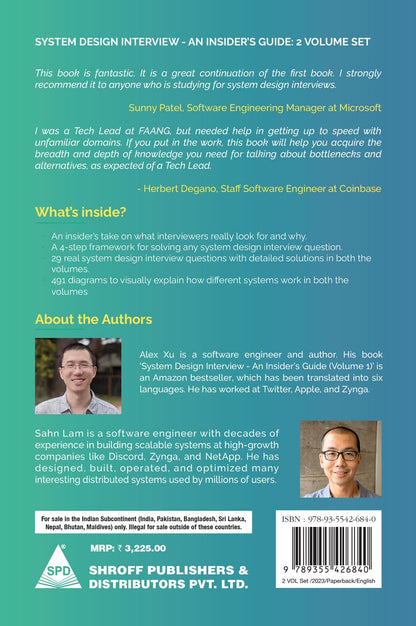 System Design Interview: An insider's guide – 2 Volume Set (Full Colour Edition)