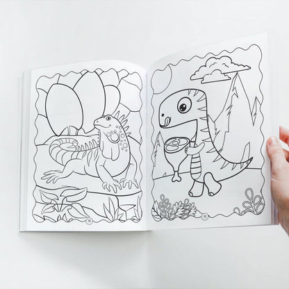Dinosaur Colouring Book for Kids - Colouring Activity Book - Gift to children for painting, drawing and colouring - Age 2+ - Activity Colouring Book for Children