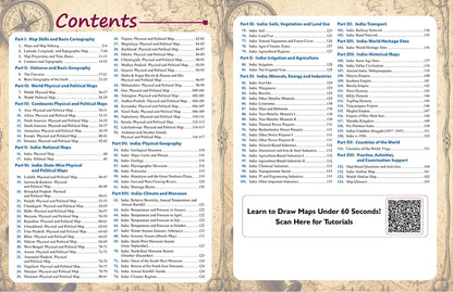 PW Informative Atlas - India & World | Physical, Political, Regional & Thematic Maps | For School Students, UPSC, State PSC & Other Competitive Exams | English Edition with Detailed Maps | Atlas Book