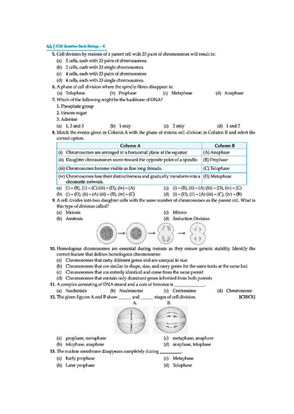 Gurukul by Oswal ICSE Class 10 Biology Most Likely Question Bank for 2027 Exam | Chapterwise & Categorywise Questions, Competency Based Practice, 2025 Board Paper & SQP, MCQ Explanations