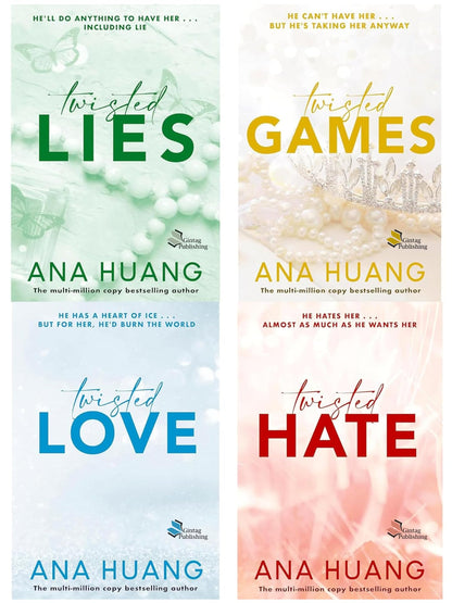 Twisted Series Set of 4 Books | Twisted Love, Twisted Games, Twisted Hate & Twisted Lies | Romantic Fiction Box Set | Contemporary Steamy Romance Novels for Adults
