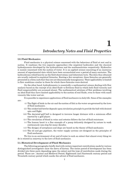 Fluid Mechanics including Hydraulic Machines