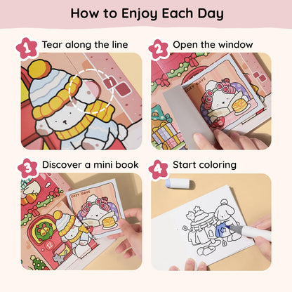 Cozy Countdown: An Advent Coloring Book Bundle
