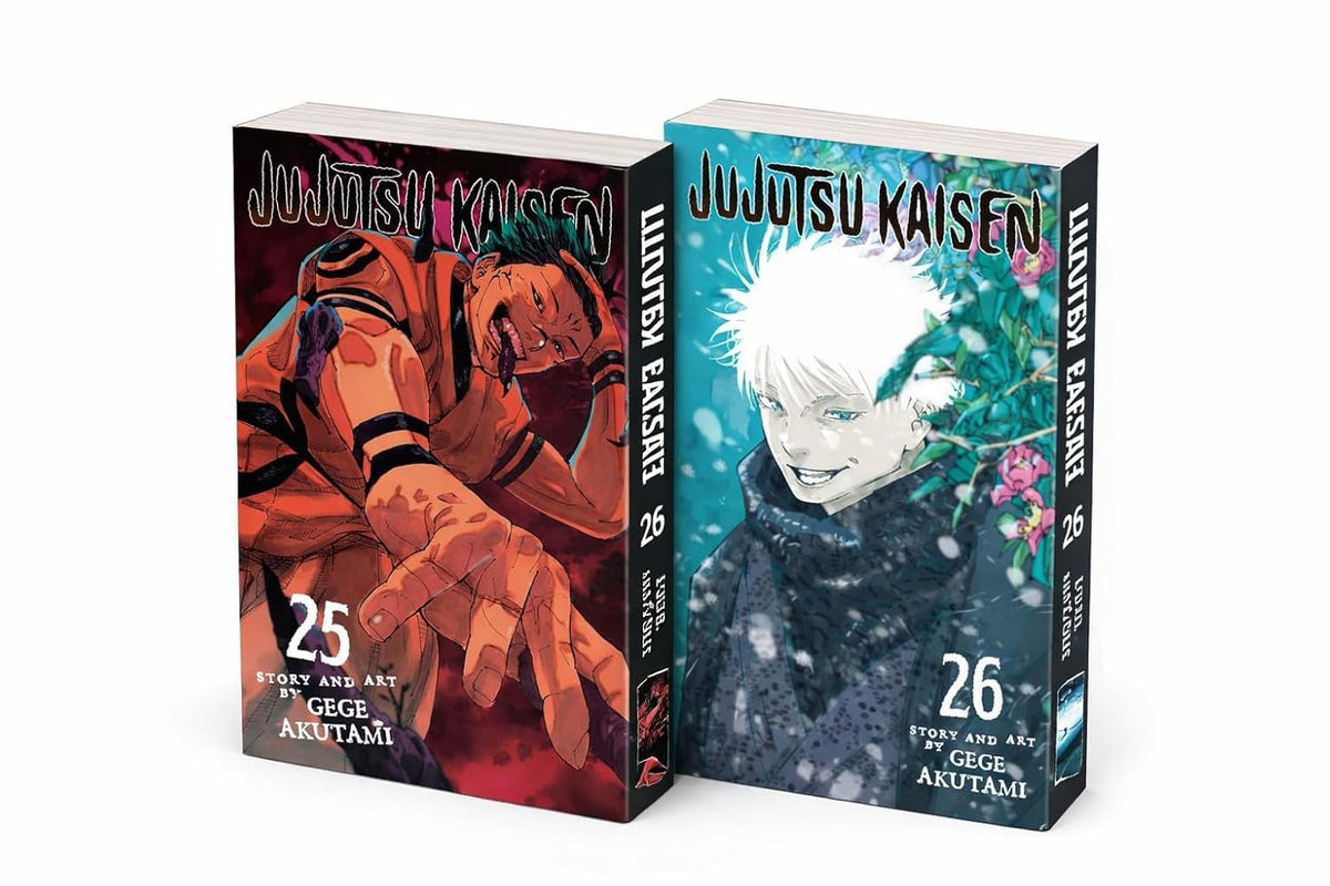 Jujutsu Kaisen, Vol. 25 + Jujutsu Kaisen, Vol. 26 (2 Book Manga Combo Set) by Gege Akutami | Manga Collection Paperback