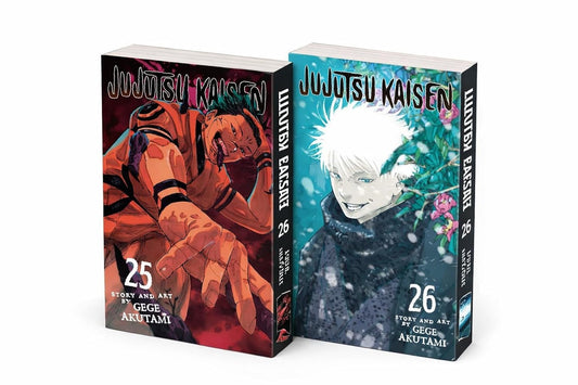 Jujutsu Kaisen, Vol. 25 + Jujutsu Kaisen, Vol. 26 (2 Book Manga Combo Set) by Gege Akutami | Manga Collection Paperback