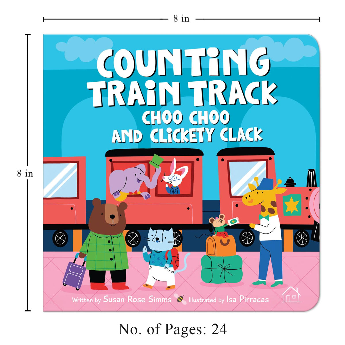 Counting Train Track – Choo Choo and Clickety Clack: A Fun Rhyming Board Book to Learn Numbers 1–10 with Trains, Tracks & Counting Fun | Bright ... for Toddlers & Preschoolers | Ages 2–5 Years