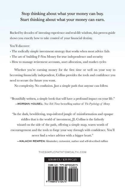 The Simple Path to Wealth: Your Road Map to Financial Independence and a Rich, Free Life 