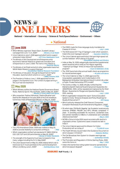 Arihant Headlines Speedy Current Affairs Half-Yearly 2026 (January-June) | National & International Events, Acts & Who's Who | One-Liners, Infographics | For UPSC, SSC, Banking, Railway & State Exams