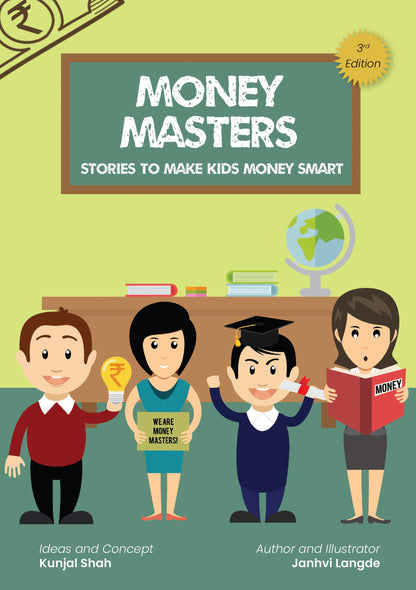 Money Masters- Stories To Make Kids Money Smart, Financial Literacy For Children, Personal Finance, Money Management Its Education, Budgeting, Smart ... Young Minds By Janhvi Langde & Kunjal Shah