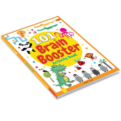 101 Brain Booster Activity Book | Fun Activity Book For Children | Puzzles, Games, Educational Activities | Ages 5 And Up
