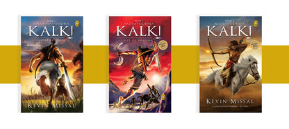 The Kalki Trilogy Set of 3 Books Avatar of Vishnu Eye of Brahma Sword of Shiva
