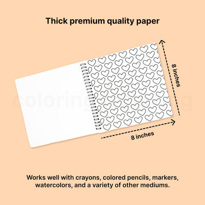 Coloring for Relaxing : Stress-relief premium quality easy coloring book for busy adults | Ages 3 to 70 | Premium 150GSM paper | Thick bond paper