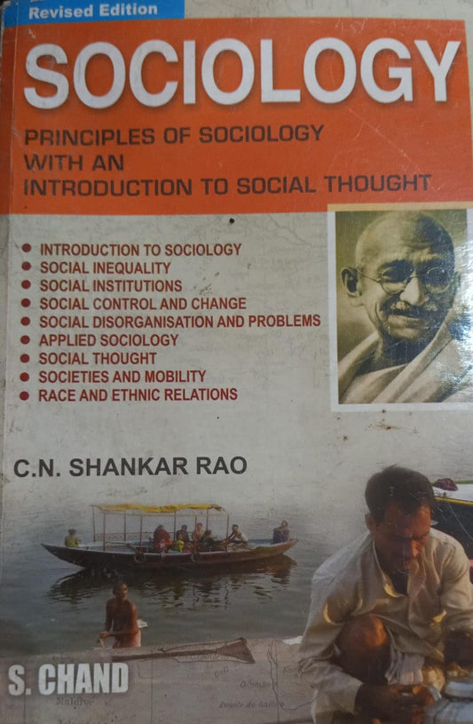 Sociology Principles Of Sociology with An Introduction To Social Thought by C.N.Shankar Rao (Second Hand & Used Book) (M)