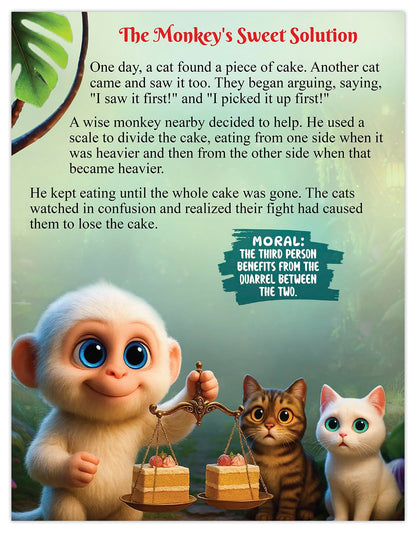 Panchatantra Story Book in English - 101 Animal Tales Book for Kids | Premium Quality Panchatantra Story Book for Kids (Hardback) | Moral Story Book by Pandit Vishnu Sharma | Two Brothers Publications