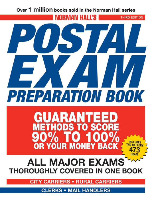 Norman Halls Postal Exam Preparation Book: Everything You Need to Know... All Major Exams Thoroughl book cover