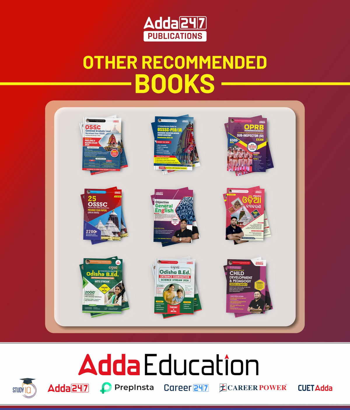 Odisha B.Ed Entrance Examination Comprehensive Guide For Science Stream 2026-27 ( English Printed Edition )By Adda247