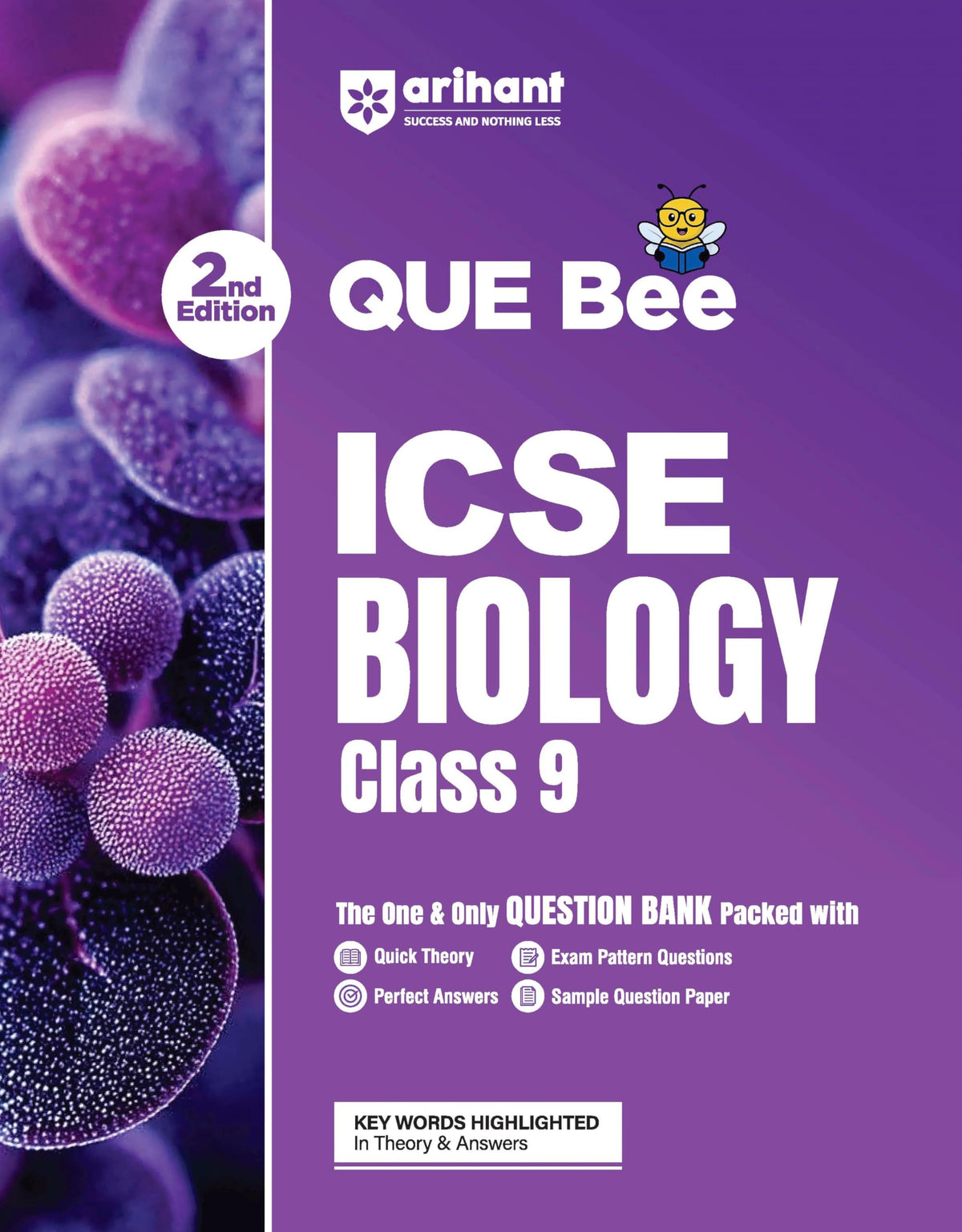 Arihant ICSE Biology Class 9 Exam 2026-27 | Quick Theory, Exam Pattern Questions & Sample Papers | As per Latest ICSE Syllabus | Que Bee 2nd Edition 2027
