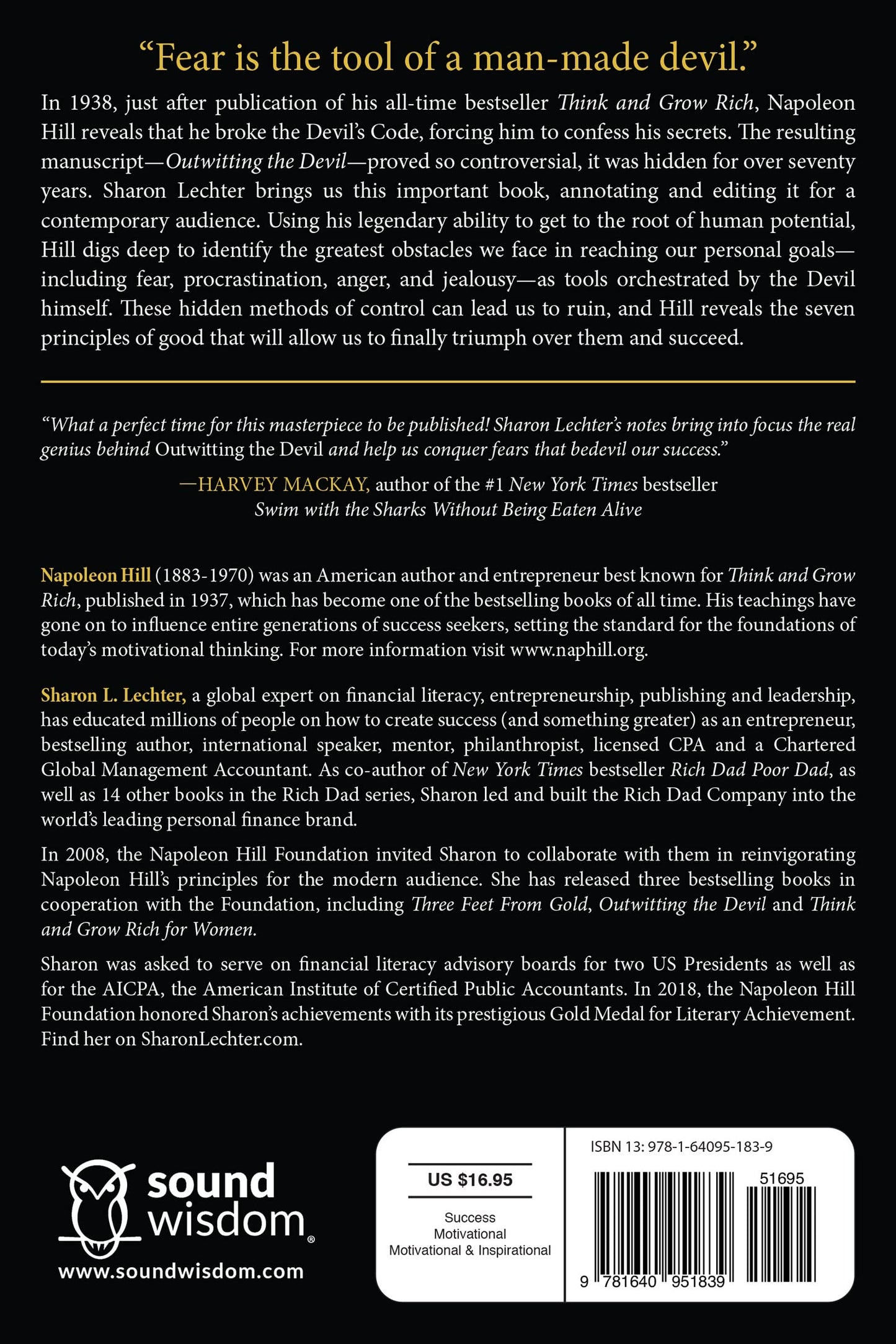 Outwitting the Devil: The Secret to Freedom and Success (Official Publication of the Napoleon Hill Foundation)