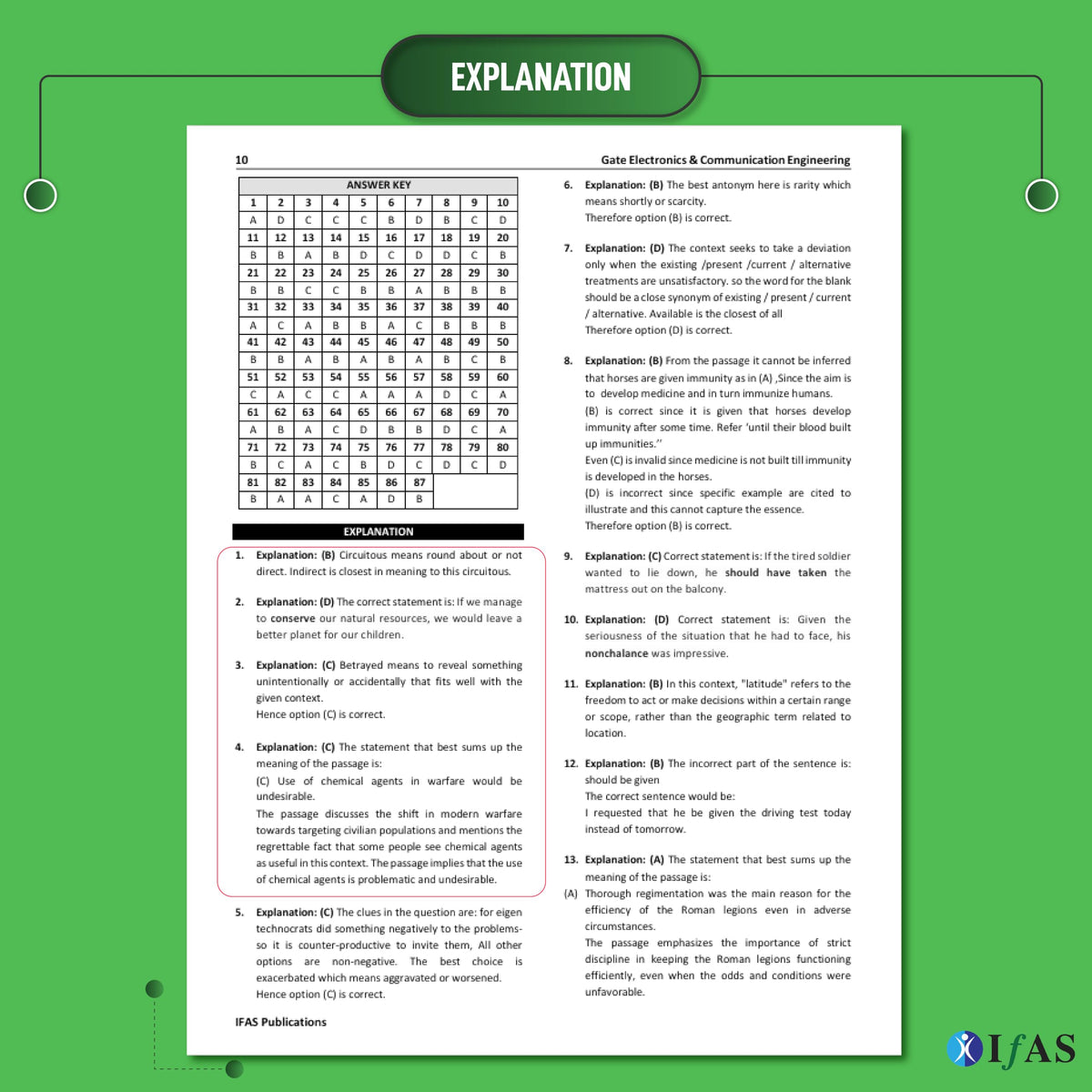 GATE ECE PYQ Book 2027 | 31 Years (1996-2026) Previous Year Solved Papers with Detailed Solutions | GATE 2027 Electronics and Communication Engineering Books | IFAS Publications
