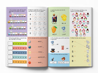 201 English Activity Book: Fun Activities and Grammar Exercises | Alphabet & Words, Rhyming & Opposites | Ages 5–9 | 4+ Hours of Interactive Learning