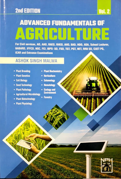 Advanced Fundamentals of Agriculture - Vol 1 + Vol 2 + Advanced Objectives 7000+ PYQs - Combo Set of 3 Books - [ORIGINAL BOOKS-TOP GRADE PAPER & PRINT] - For 2026 Exams