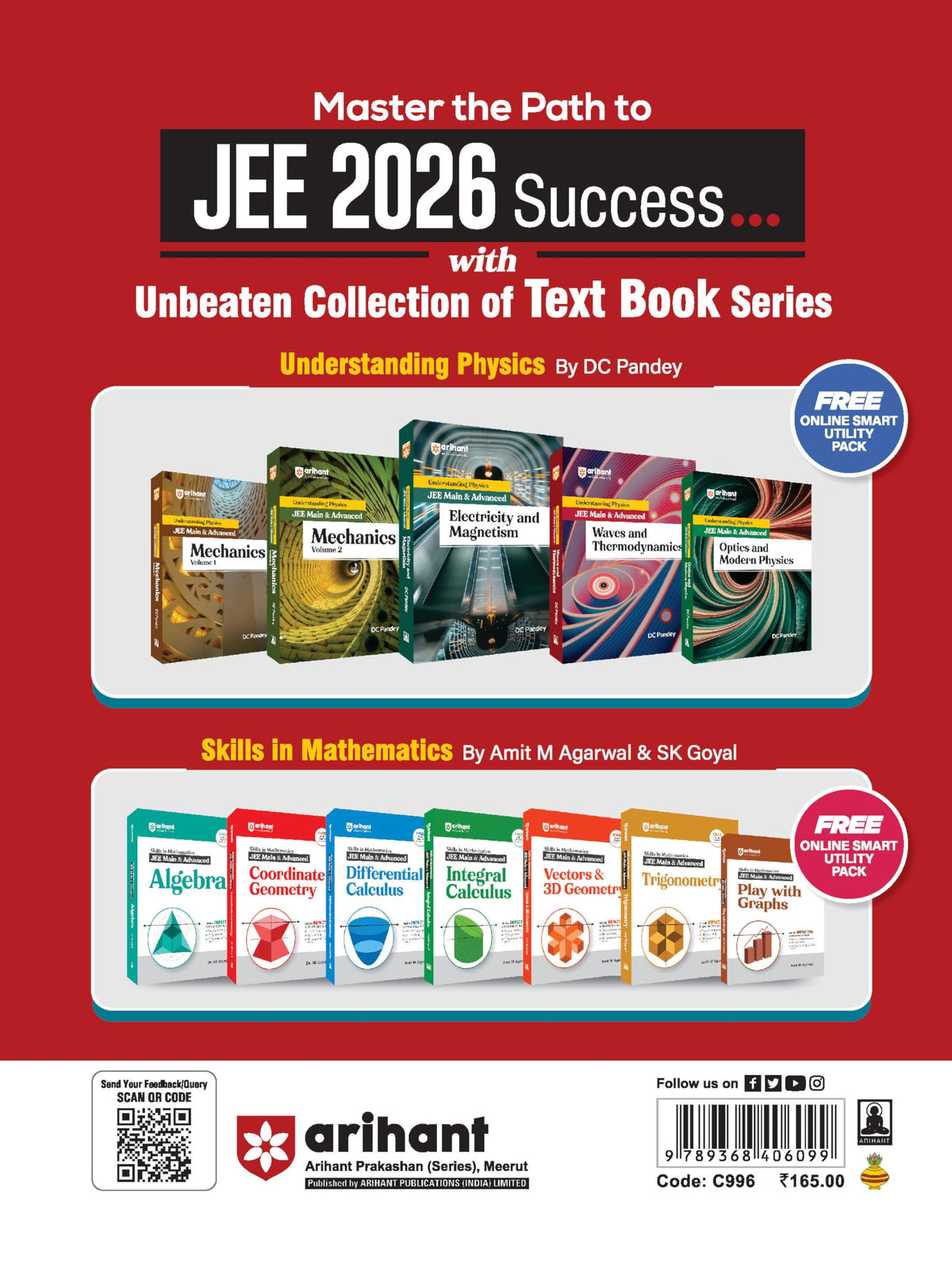 Arihant Physics Quick Book by DC Pandey | Short Notes, Formulae & Important Cases | Fast Revision Guide for JEE Main, NEET & Board Exams | Last Minute Prep Book | English Medium