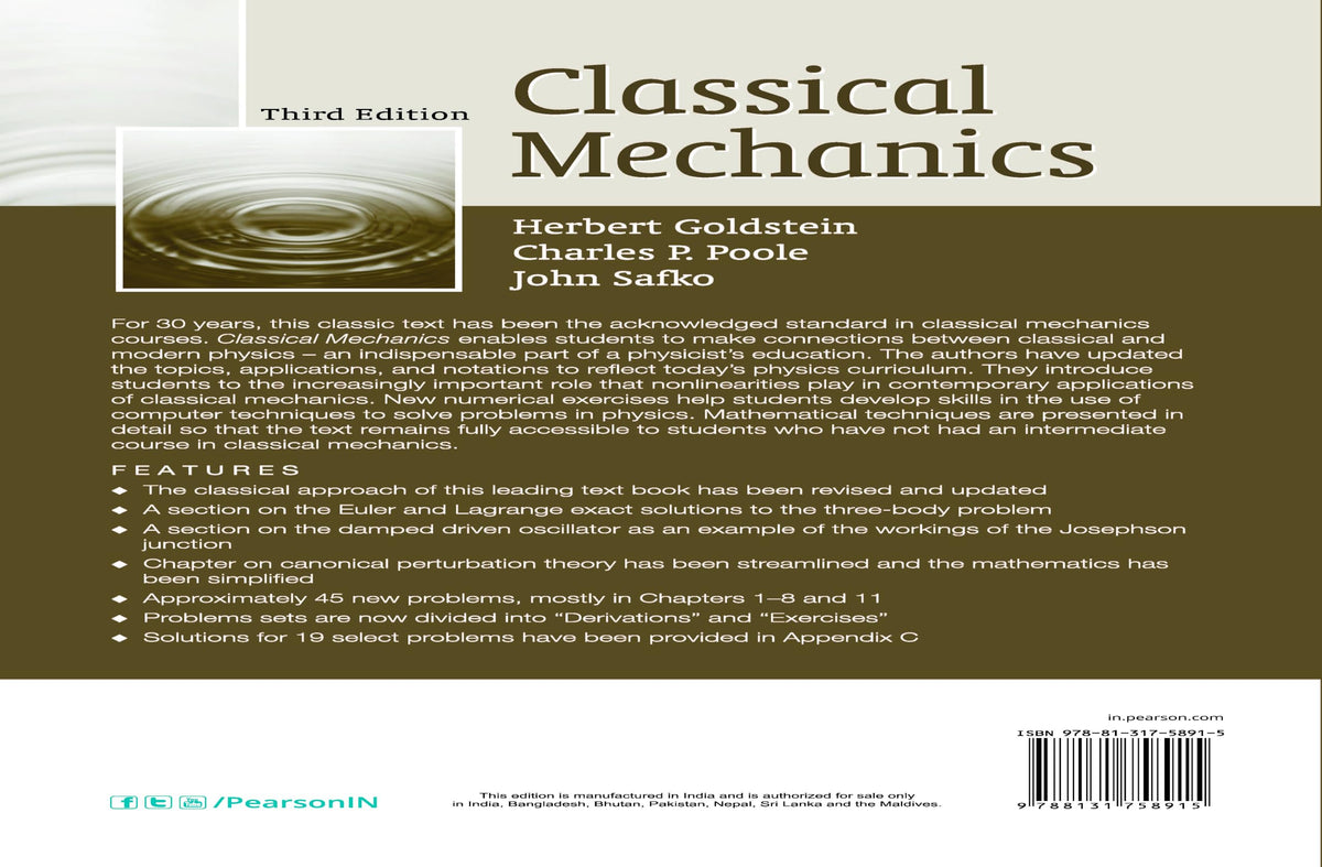 CLASSICAL MECHANICS, 3RD EDN