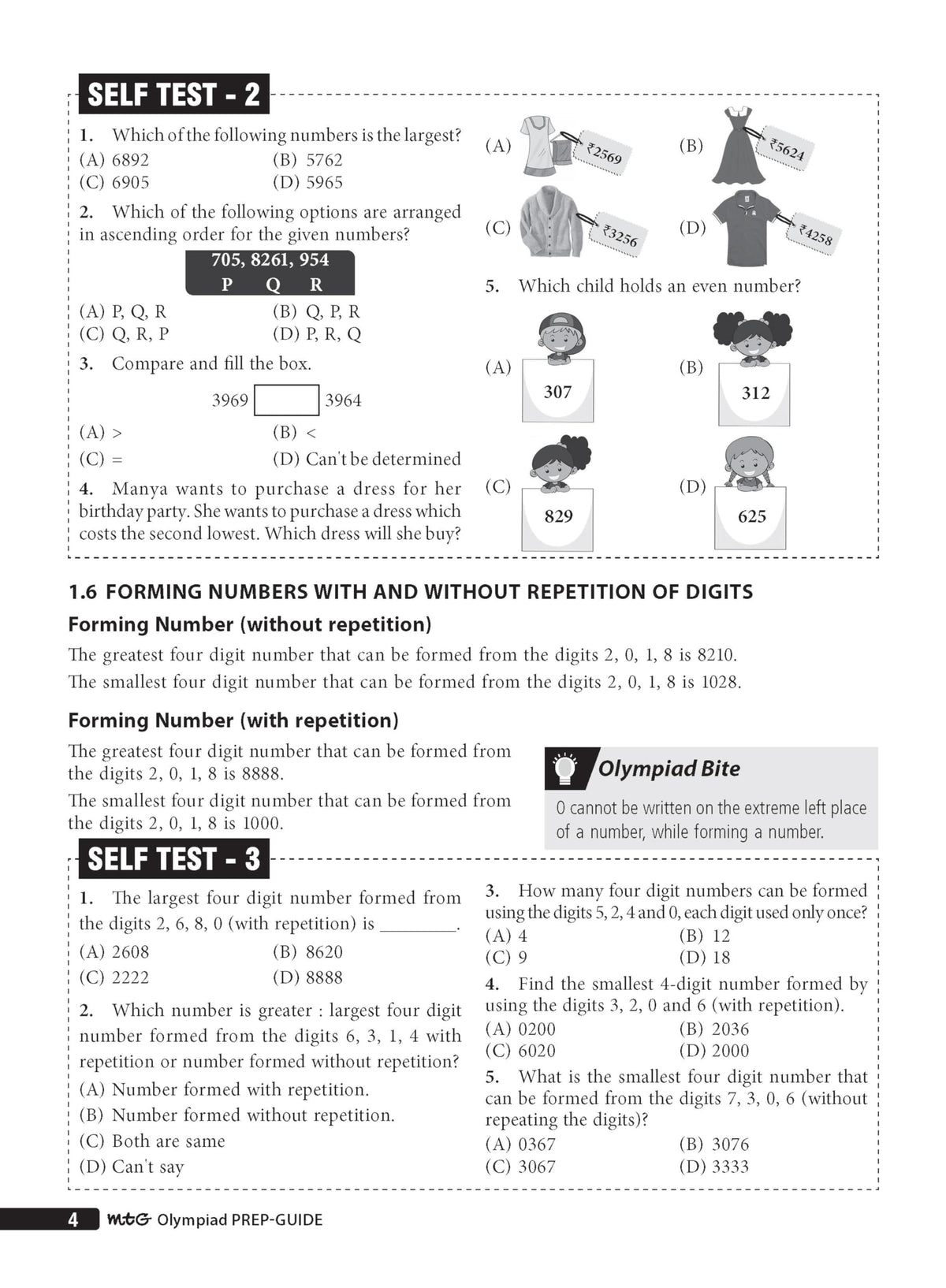 MTG Mathematics (IMO) Olympiad Prep Guide Class 3 | Detailed Theory, Exercise with Self Test For Practice | SOF Olympiad Books For Exam 2026-27 (Useful For Level-1 & 2)