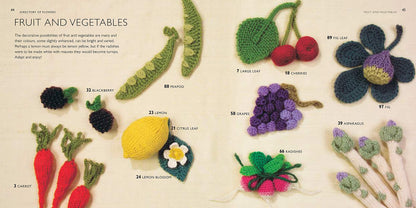 100 Flowers to Knit & Crochet: A Collection of Beautiful Blooms for Embellishing Clothes, Accessories, Cushions and Throws