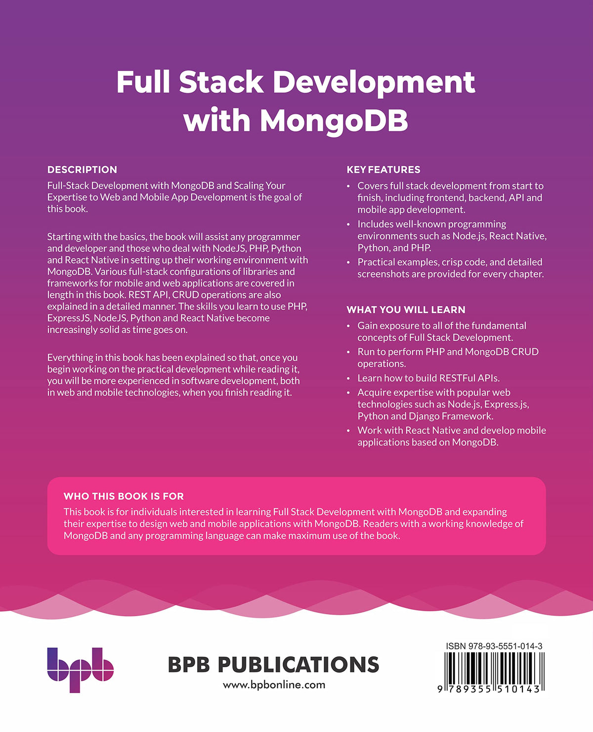 Full Stack Development with MongoDB