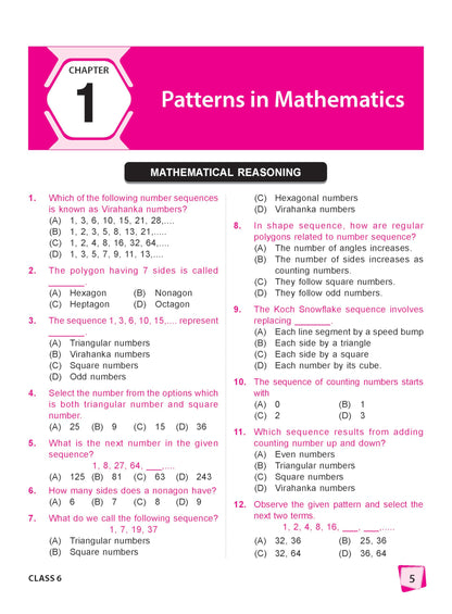 MTG International Mathematics Olympiad (IMO) Workbook Class 6 - Chapter-wise MCQs with Achievers Section - SOF Olympiad Books For 2026-27 Exam