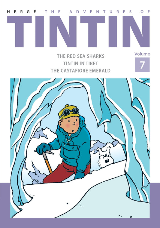 The Adventures of Tintin Volume 7 by Herge book cover