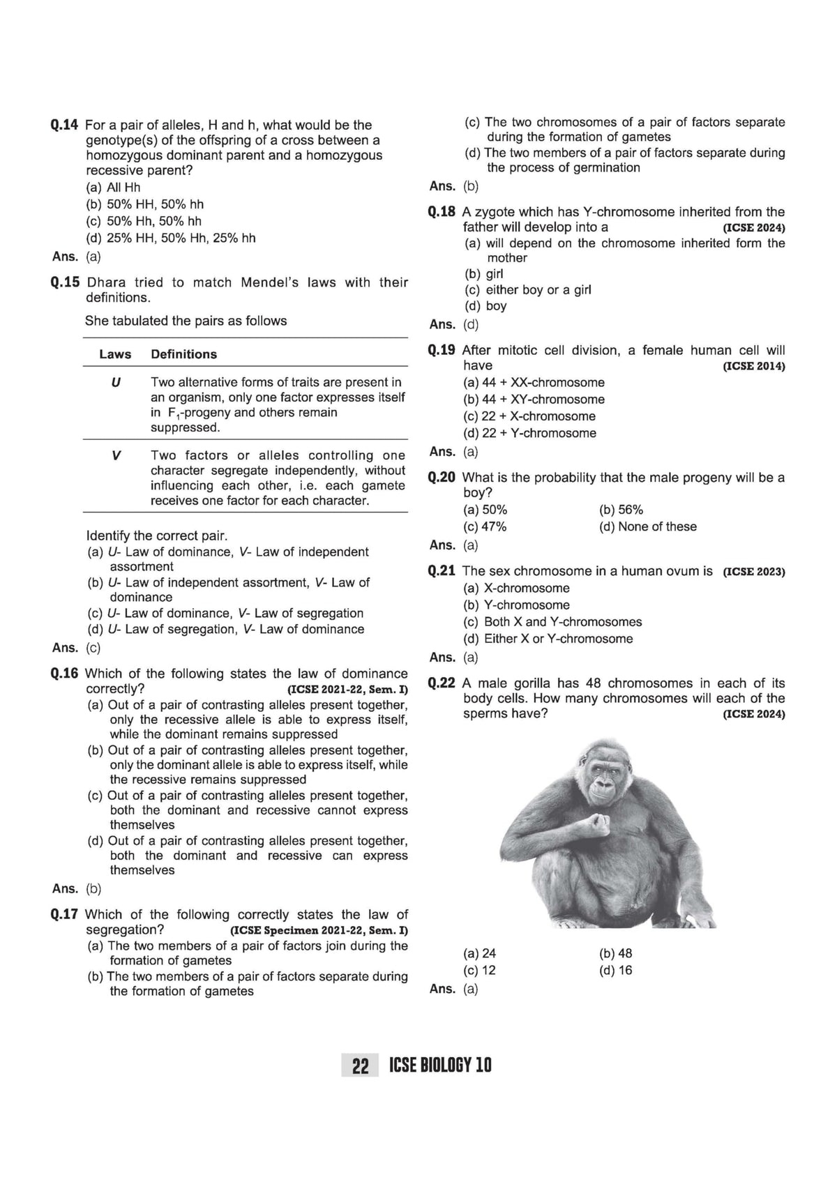 Arihant ICSE Biology Class 10 Exam 2026-27 | Quick Theory, Exam Pattern Questions & Sample Papers | As per Latest ICSE Syllabus | Que Bee 2nd Edition 2027
