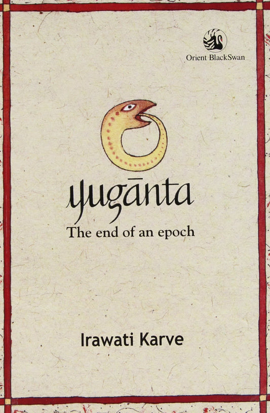 YUGANTA (REVISED EDITION) - (ENGLISH) by Irawati Karve (Author) book cover