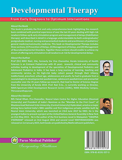 Developmental Therapy - From Early Diagnosis to Optimum Interventions