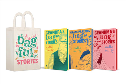 A Bagful of Stories: A Gift Edition Boxset of Grandma’s, Grandpa’s and Grandparents’ Bag of Stories by Sudha Murty