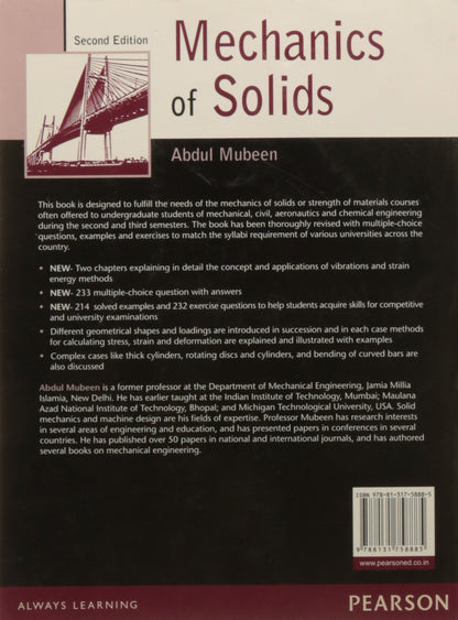 Pearson Mechanics of Solid, 2e