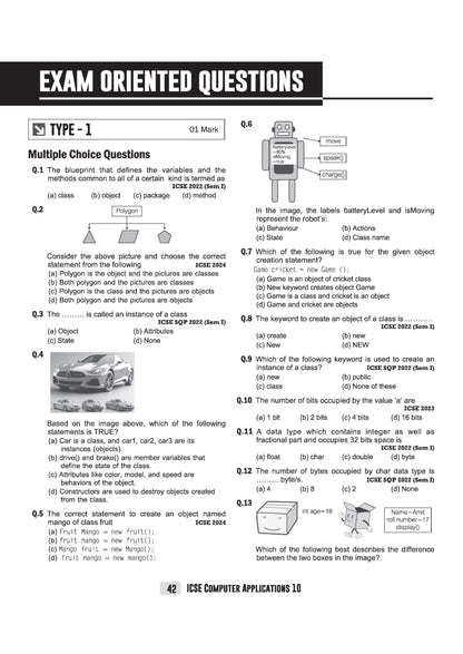 Arihant ICSE Computers Application Class 10 Exam 2026-27 | Quick Theory, Exam Pattern Questions & Sample Papers | As per Latest ICSE Syllabus | Que Bee 2nd Edition 2027
