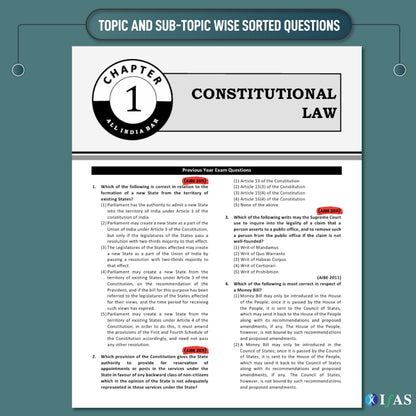 AIBE Exam Books 2026 | 16 Previous Question Paper Solved (2011–2026) with Detailed Solutions | Topic wise AIBE PYQ Book for All India Bar Examination | Two Brothers Publication