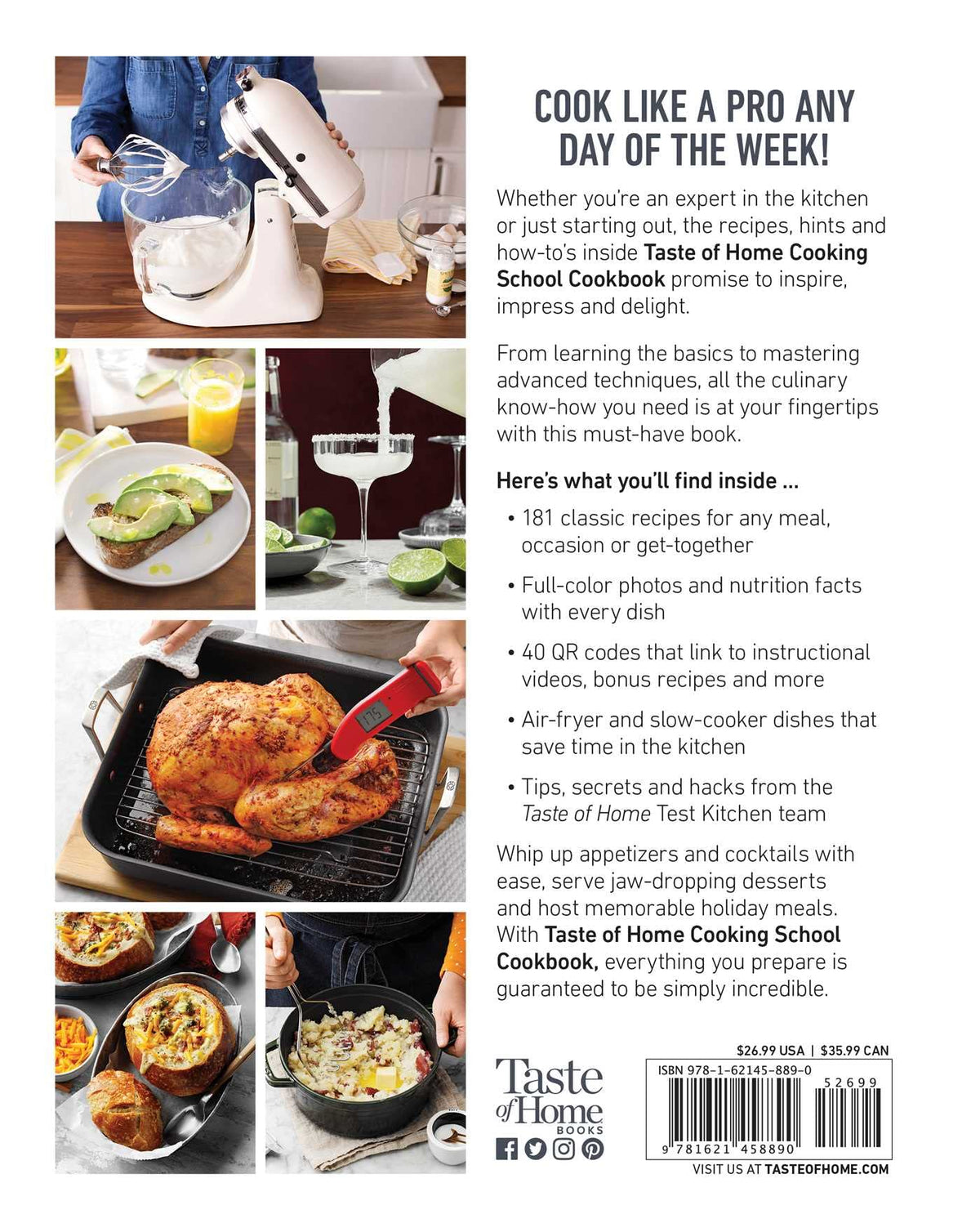 Taste of Home Cooking School Cookbook: Learn to Cook the Meals You Can Rely on Forever (Taste of Home Classics)