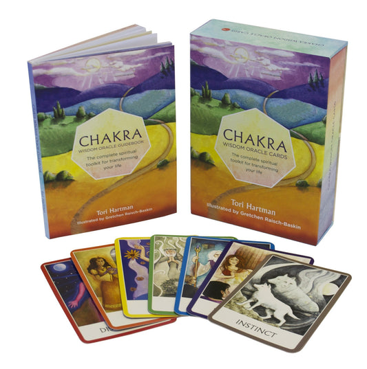 Chakra Wisdom Oracle Cards: The Complete Spiritual Toolkit for Transforming Your Life by Tori Hartman book cover