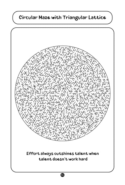 Mazes Book for Brilliant Minds - Brain Puzzles for Adults - Advance Level - Activity Book for Adults - Brain Games for Grown Ups and Seniors - ... - Brain Relaxing Mazes - Best for Gifting