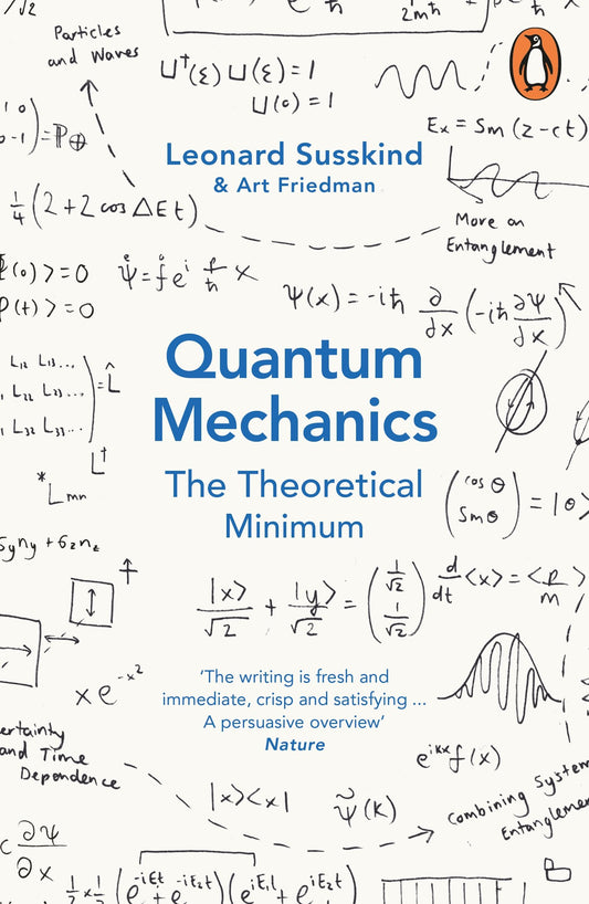 Quantum Mechanics: The Theoretical Minimum by Leonard SusskindArt Friedman book cover