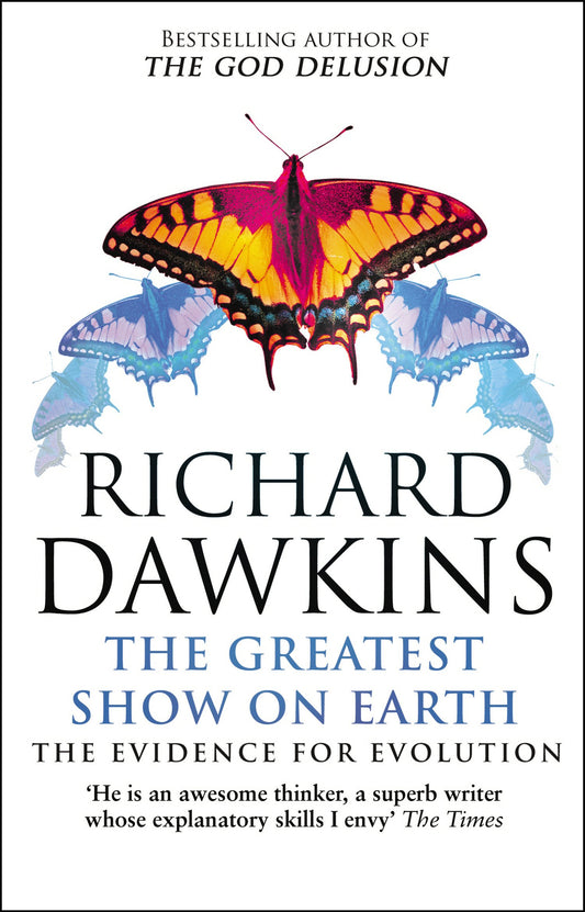 The Greatest Show on Earth: The Evidence for Evolution by Richard Dawkins book cover
