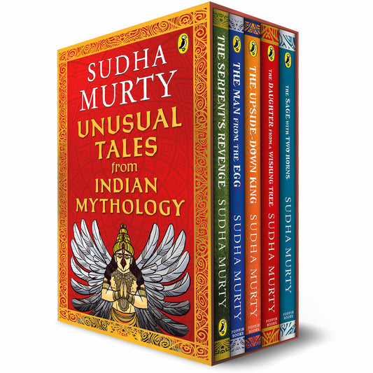 Unusual Tales from Indian Mythology | Sudha Murty’s Bestselling Series | Set of 5 Books | Stories from Mahabharata, Ramayana, & Mythical Characters | Ages 9+
